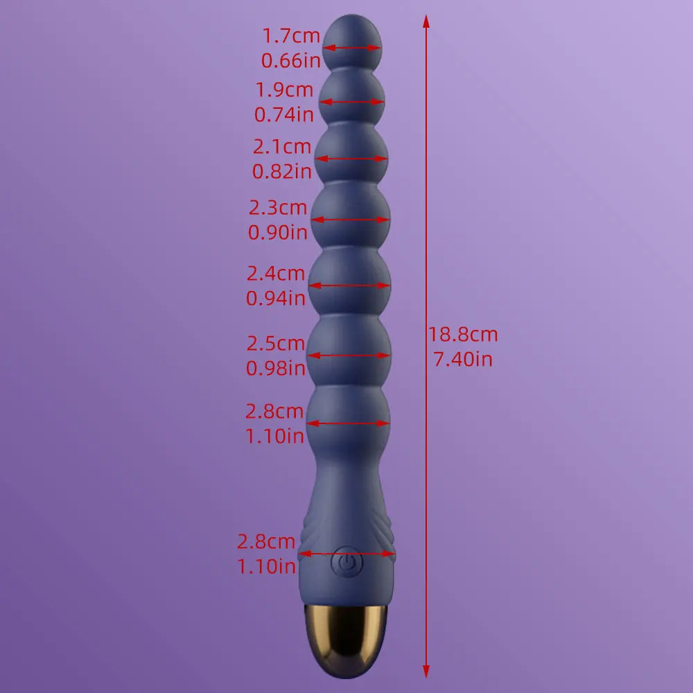 FlexBeads Duo - Vibrador Anal Cuentas Progresivas Unisex