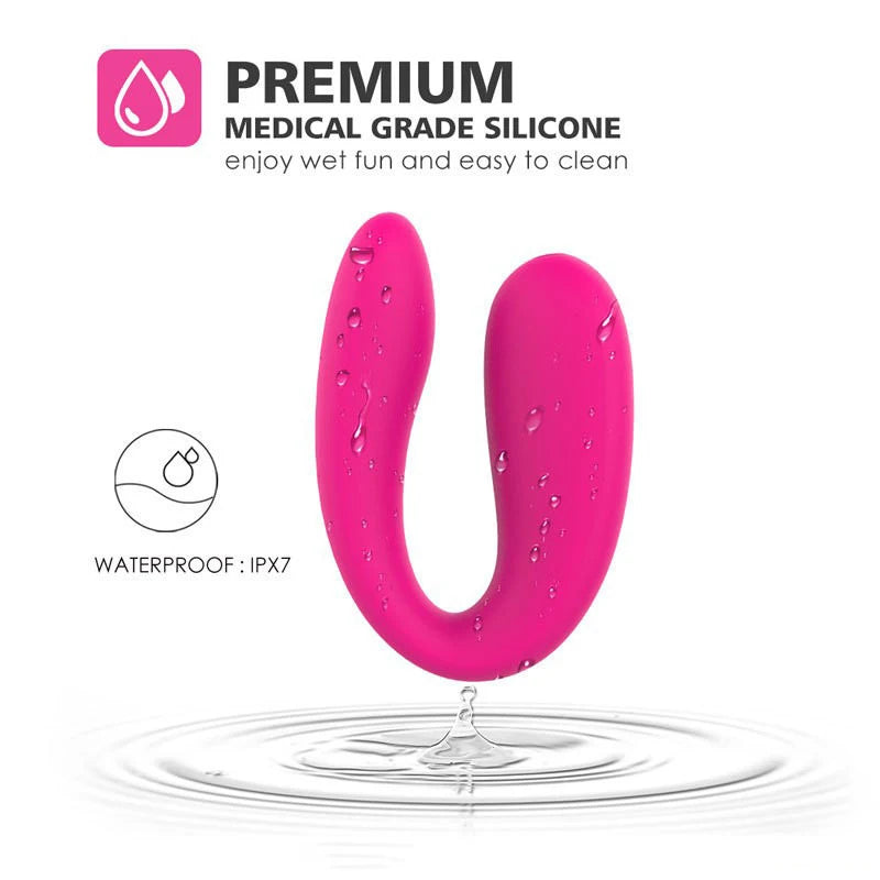 Dual Bliss - Vibrador Forma U Estimulación Doble