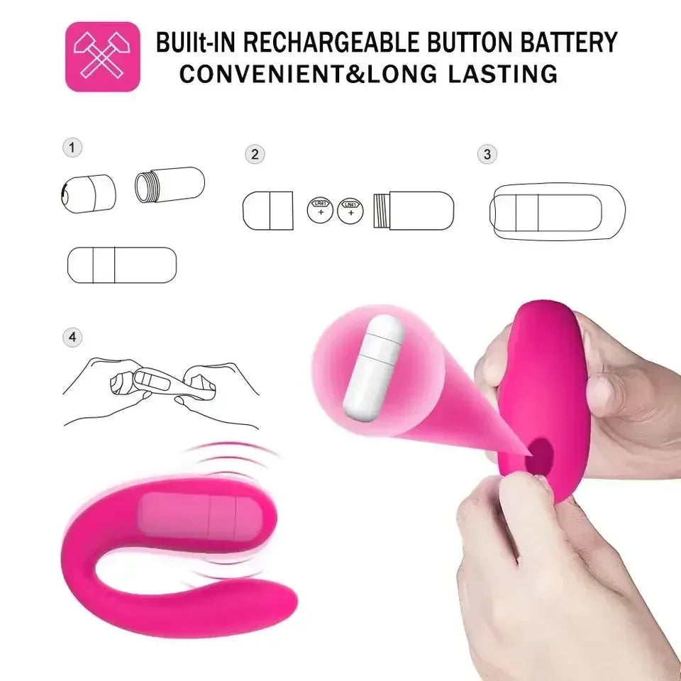 Dual Bliss - Vibrador Forma U Estimulación Doble