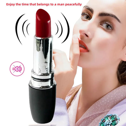 Secret Kiss - Mini Vibrador Lipstick Discreto 3 en 1