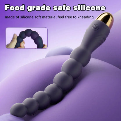 FlexBeads Duo - Vibrador Anal Cuentas Progresivas Unisex