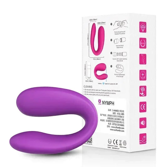 Dual Bliss - Vibrador Forma U Estimulación Doble